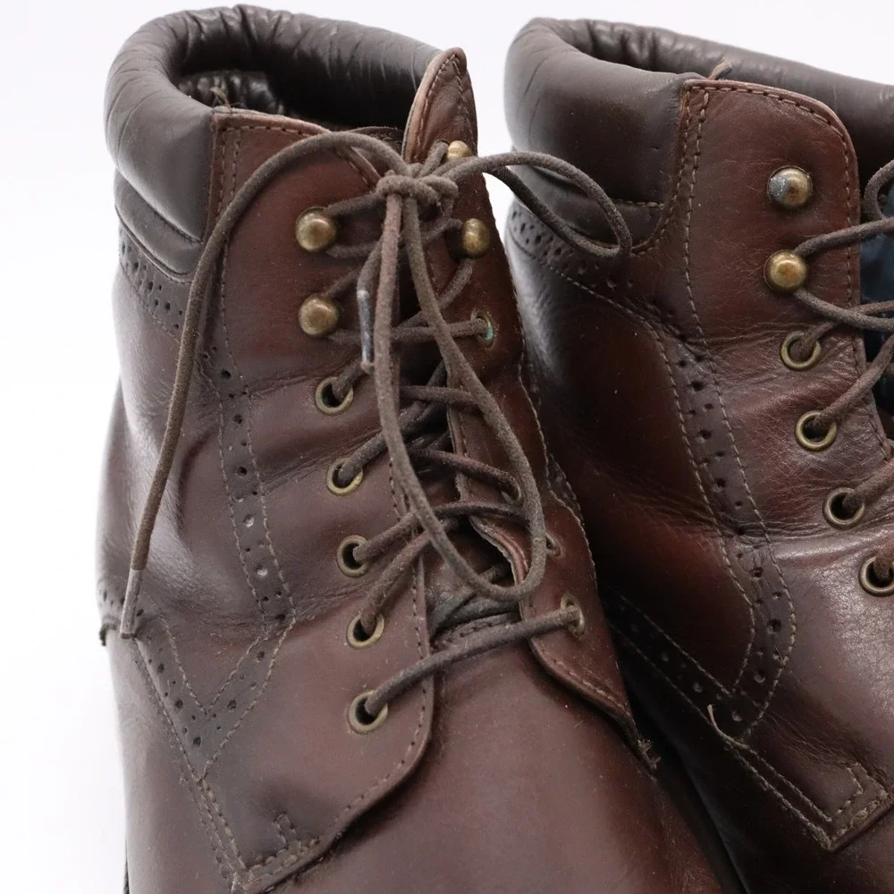 Johnston & Murphy XC Flex Cody Cap Toe Men's Boots Size 12 Brown Leather